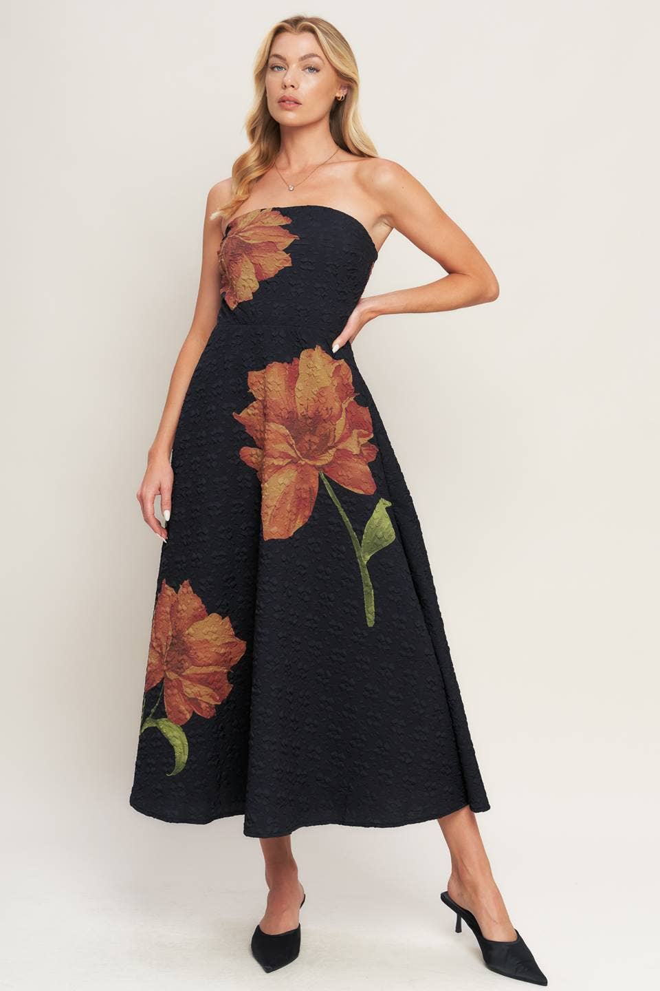 Trudy Floral Midi Dress