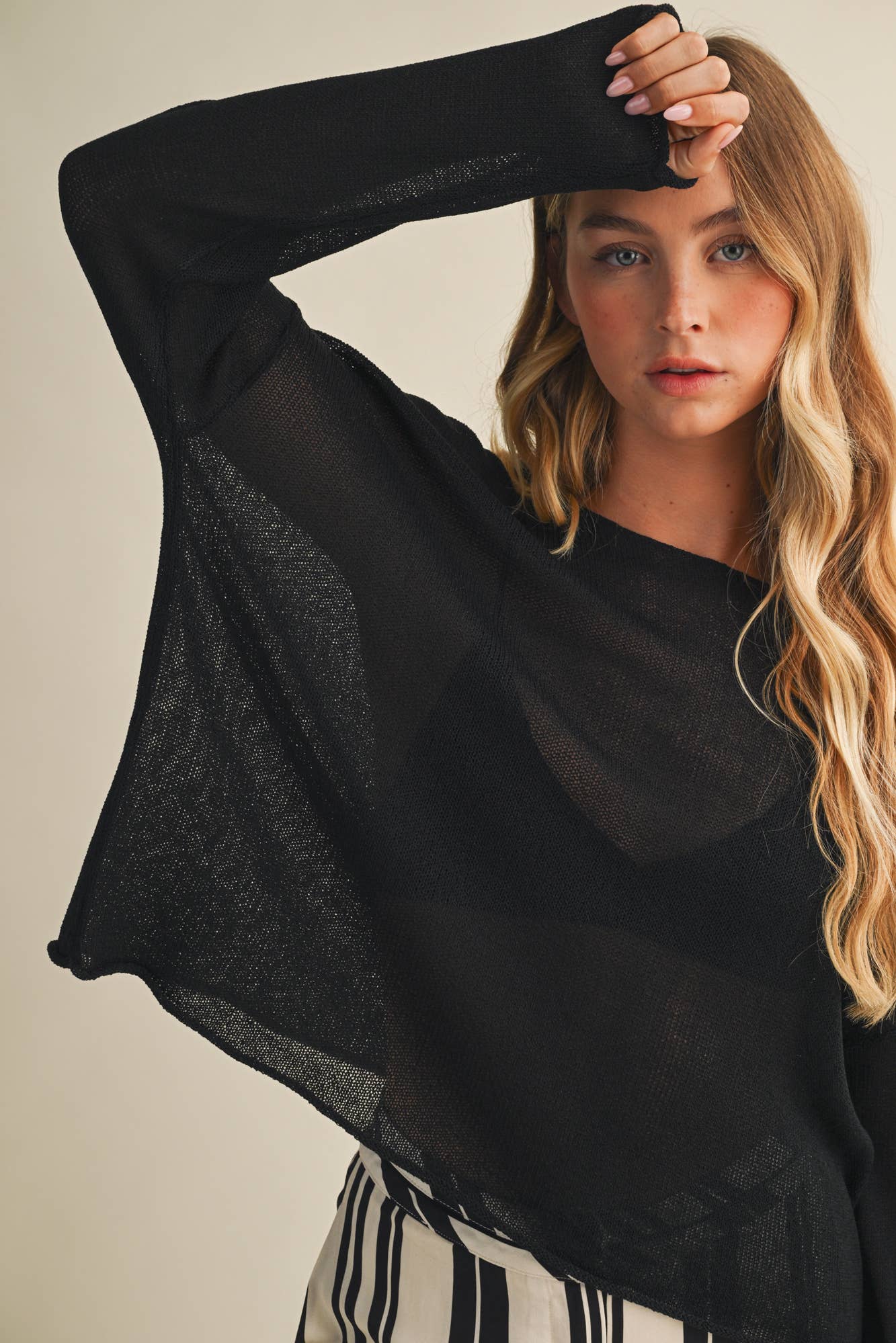Nile Open Weave Sweater