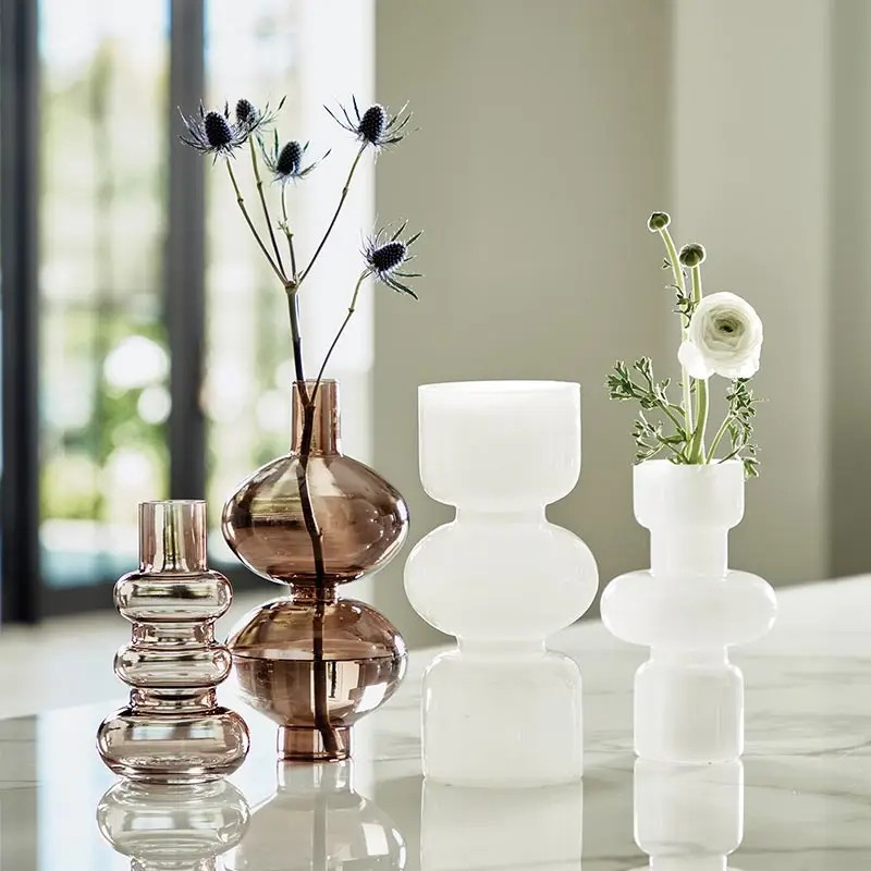 Small Glass Bubble Vase