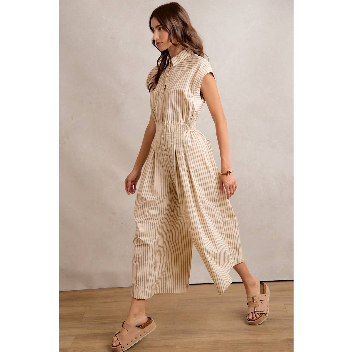 Helga Stripe Jumpsuit