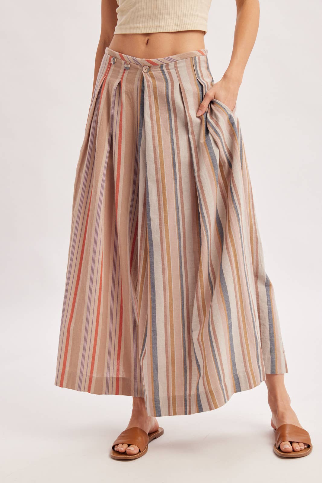 Kai Striped Culotte