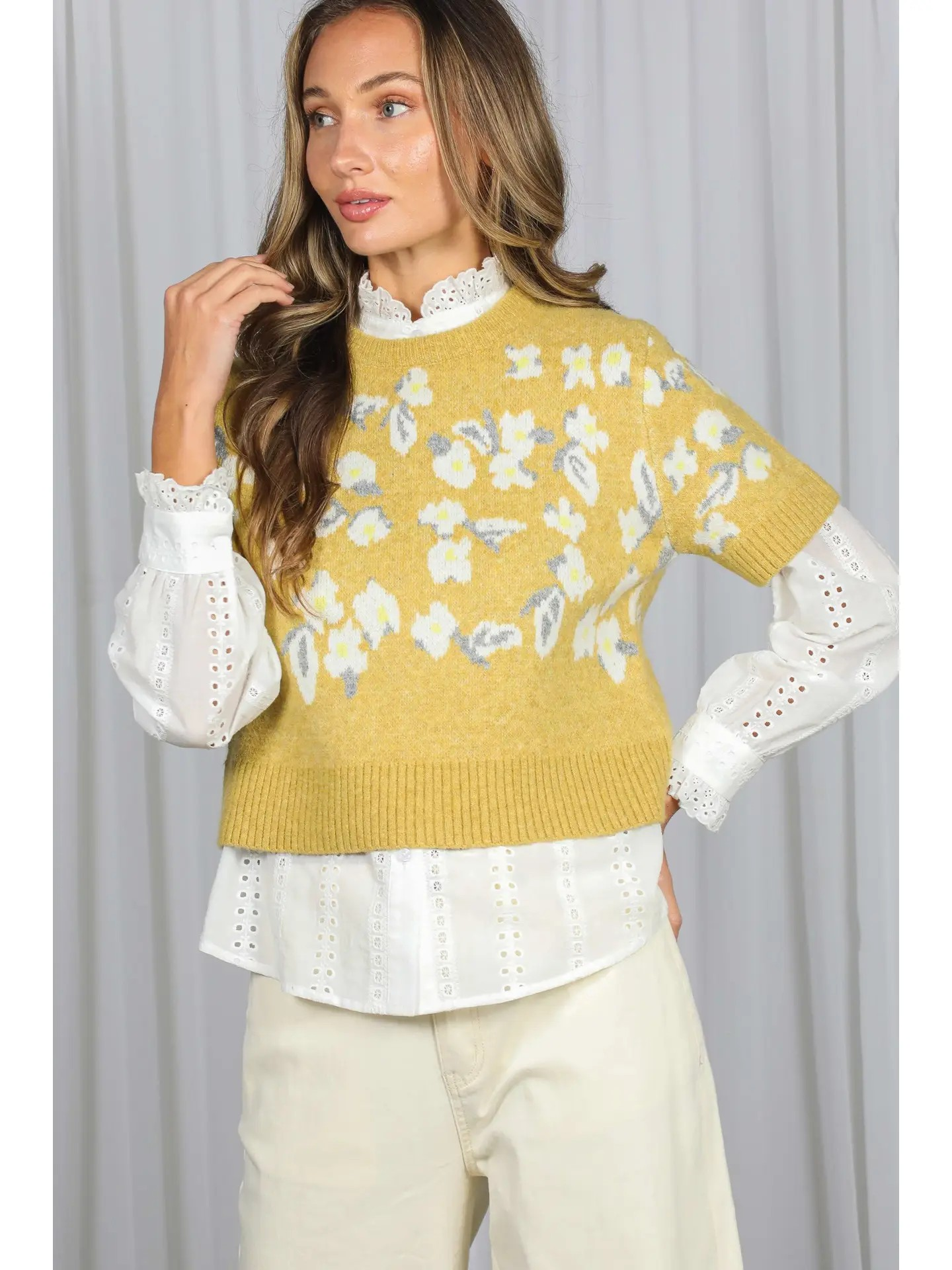 Celeste Floral Sweater