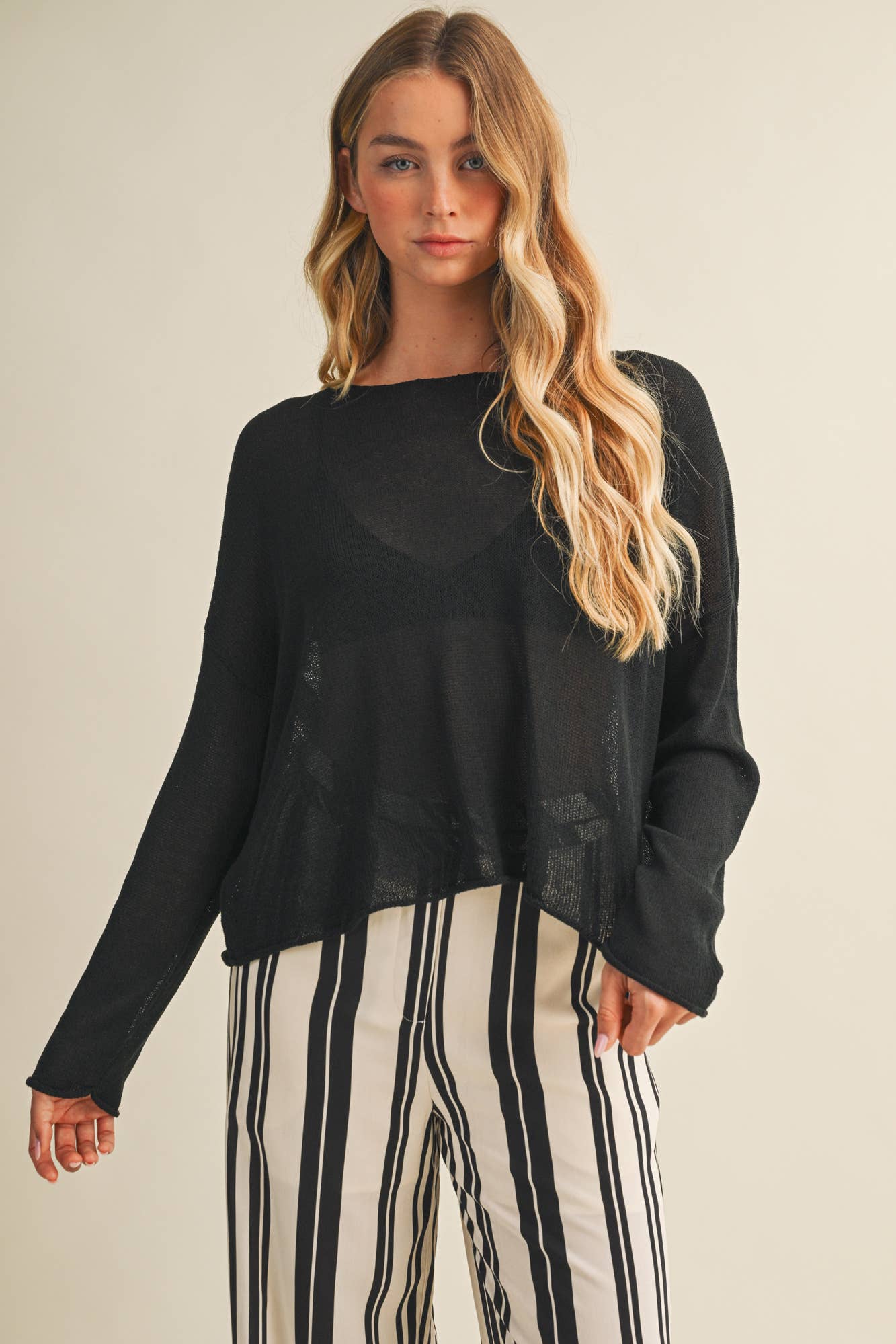 Nile Open Weave Sweater