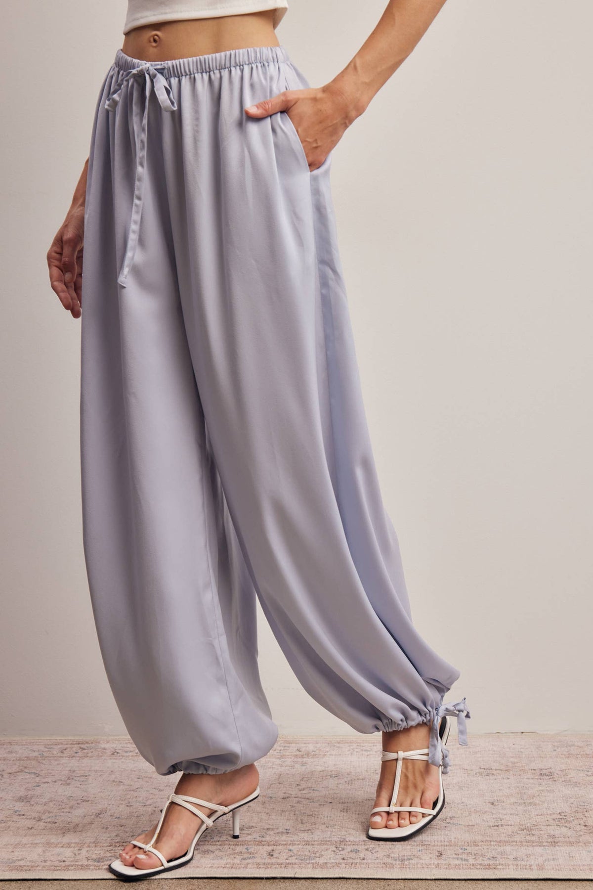 Claudia Tie Hem Pants