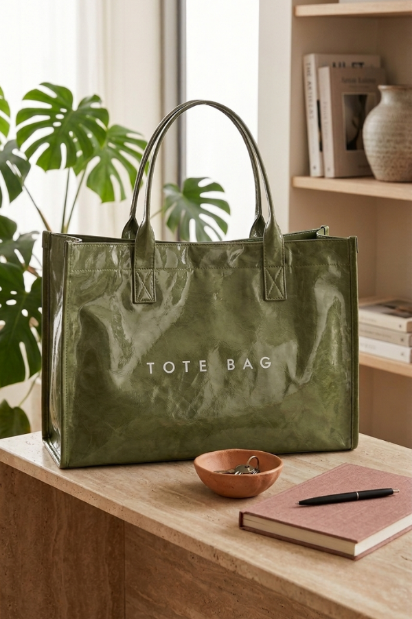 The Tote Bag Green