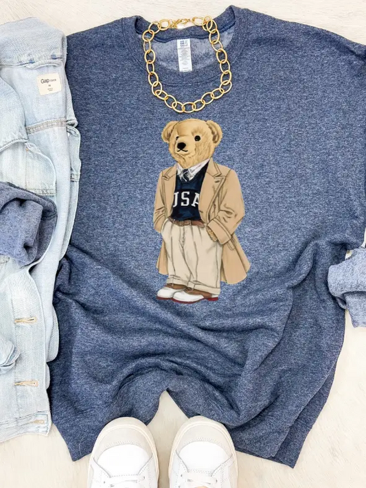 USA Bear Sweatshirt