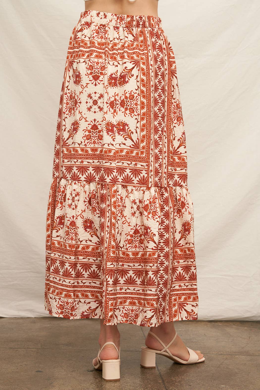 Ibiza Printed Maxi Skirt