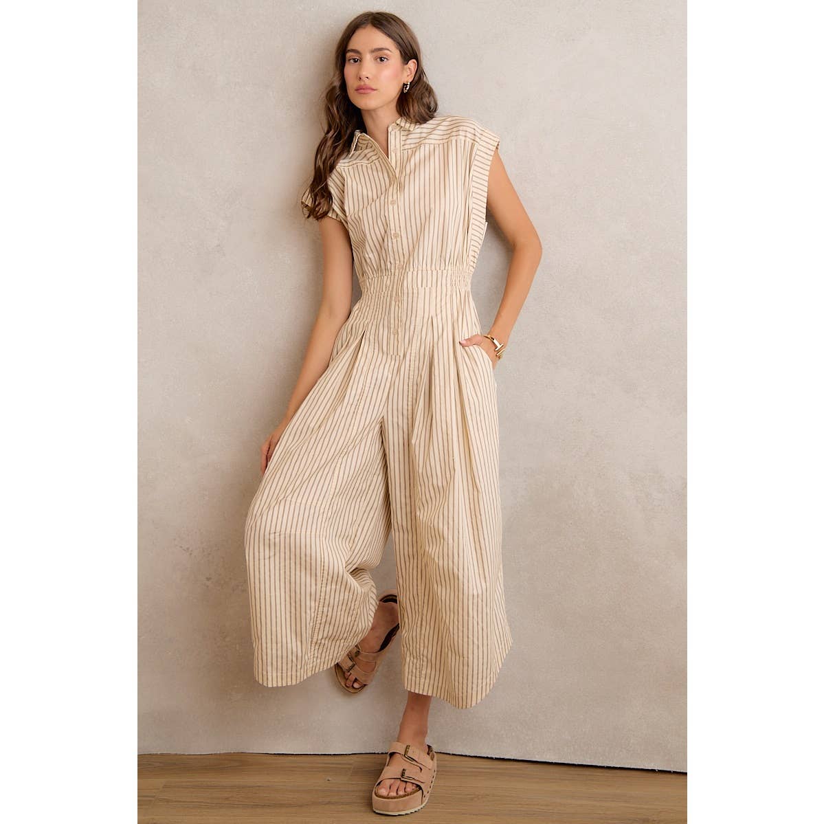 Helga Stripe Jumpsuit