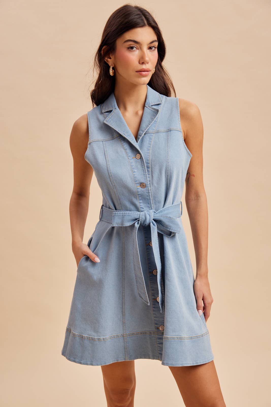 Sophie Denim Mini Dress