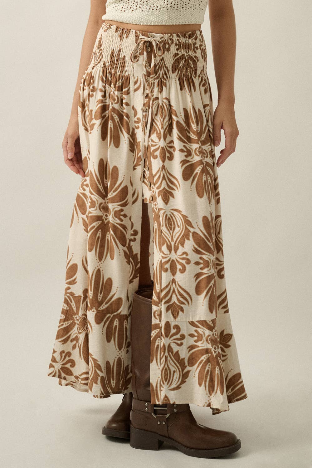 Isla Floral Maxi Skirt
