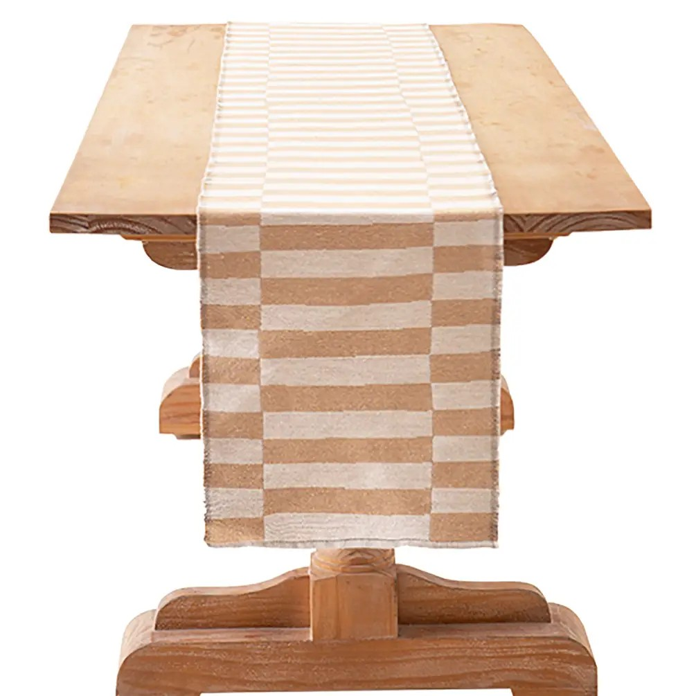 Natural Reversible Table Runner