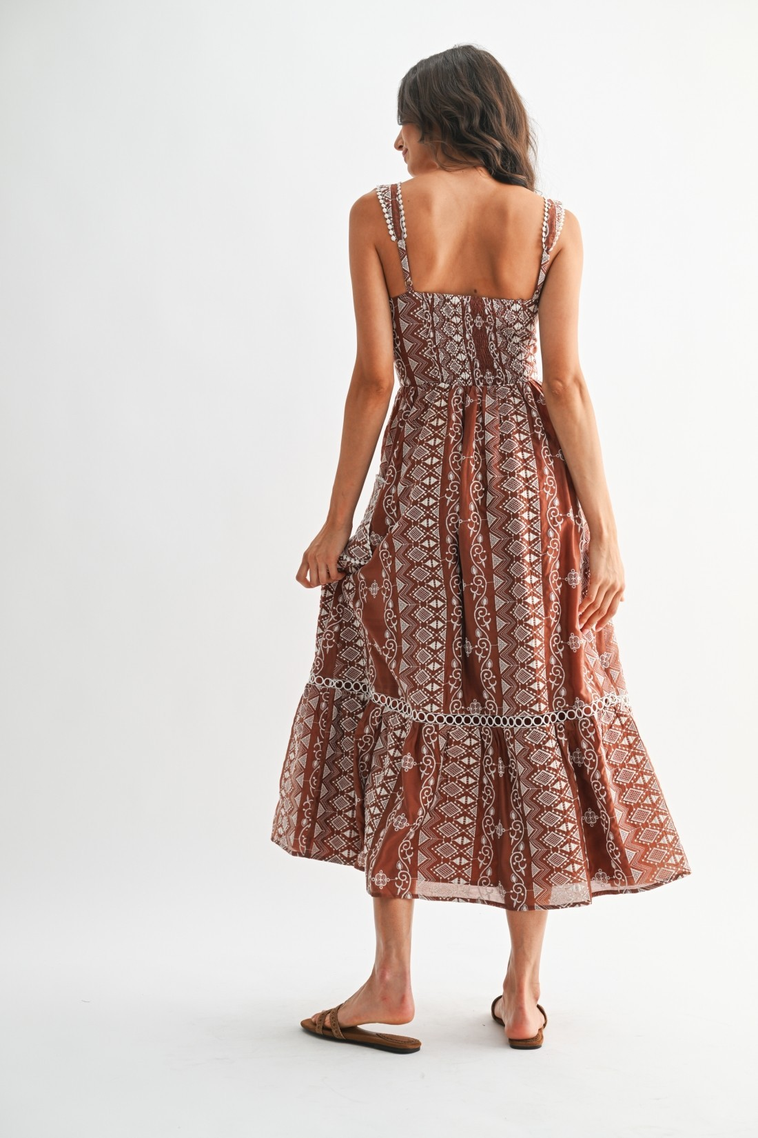 Anya Embroidered Maxi Dress