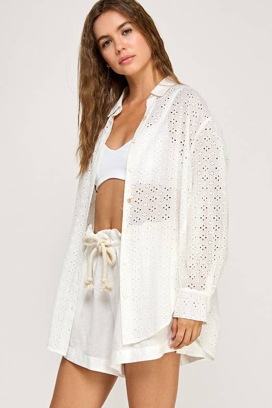 Dede Eyelet Blouse
