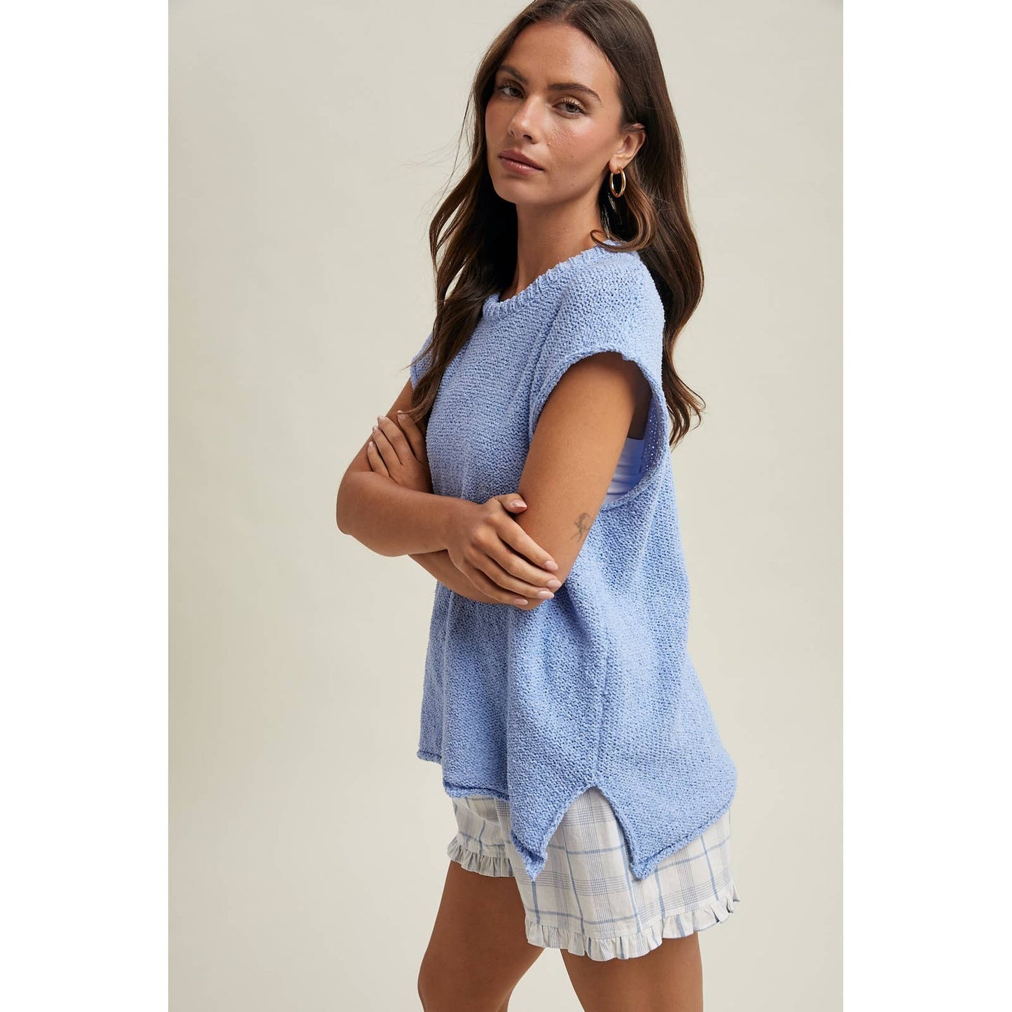 Cate Cap Sleeve Sweater