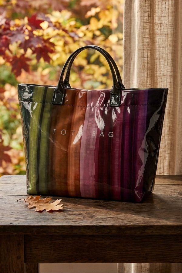 Striped Ombré Tote