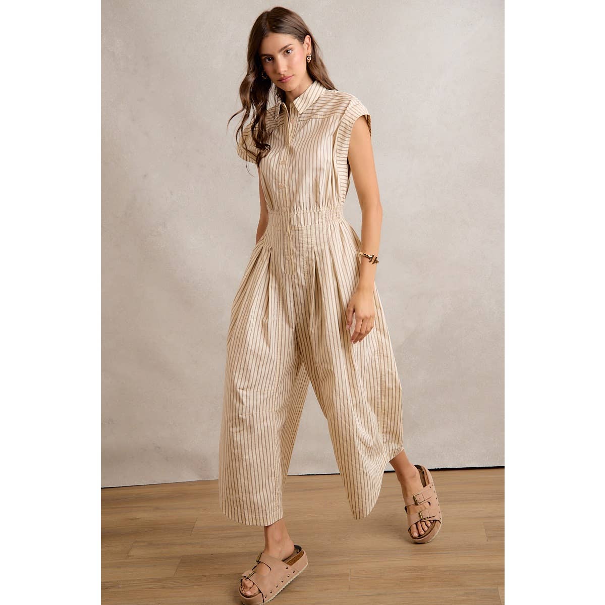 Helga Stripe Jumpsuit