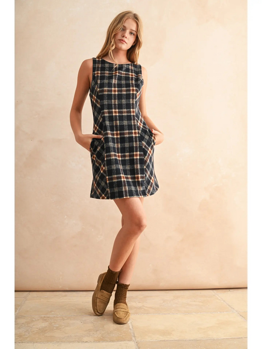 Lydia Plaid Dress