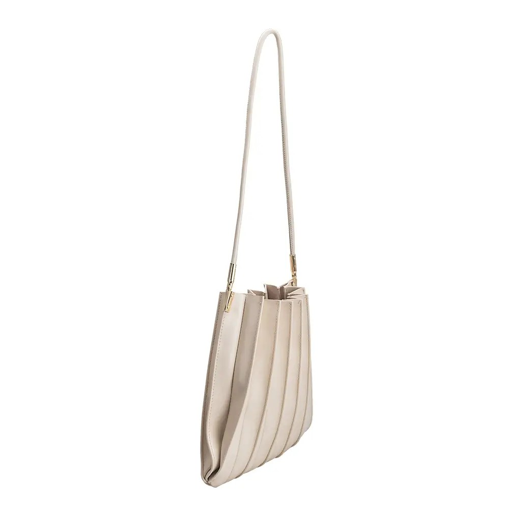 Carrie Pleated Shoulder Bag