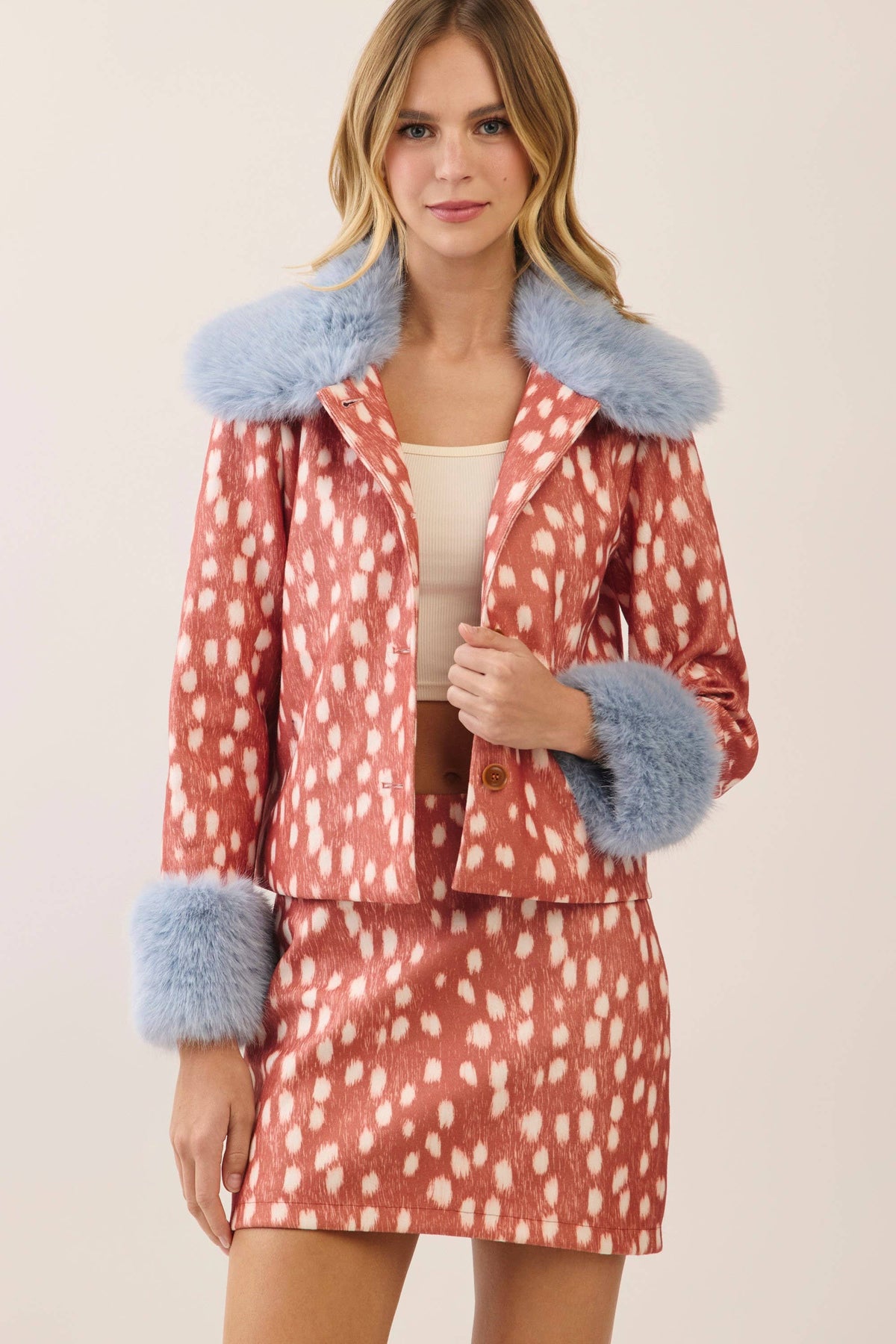 Palermo Faux Fur Trim Jacket
