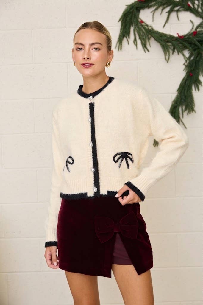 Eliza Bow Cardigan