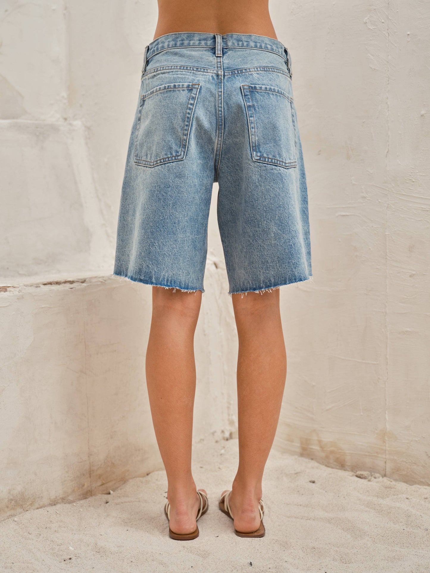 Elsie Denim Bermuda Shorts