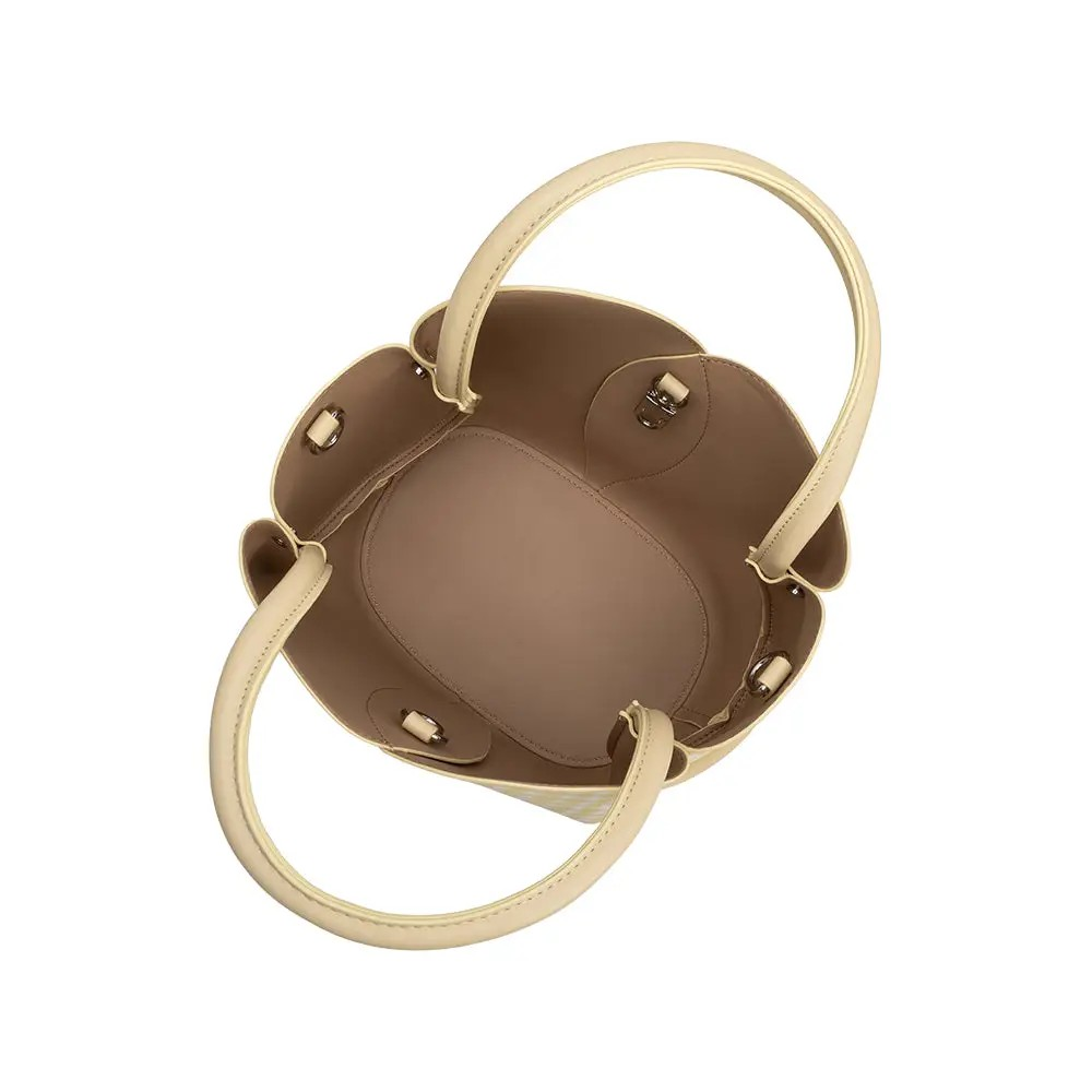 Gingham Tulip Handbag