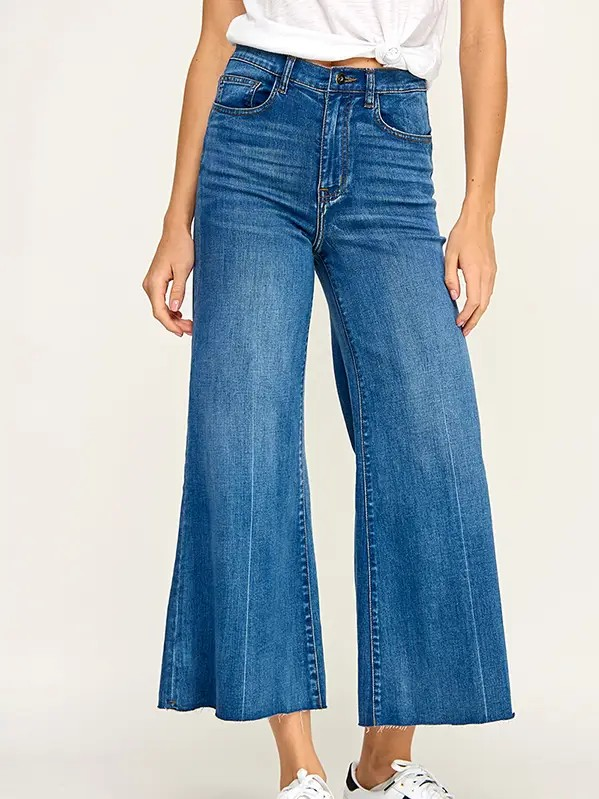 Gigi Wide Leg Cropped Jeans