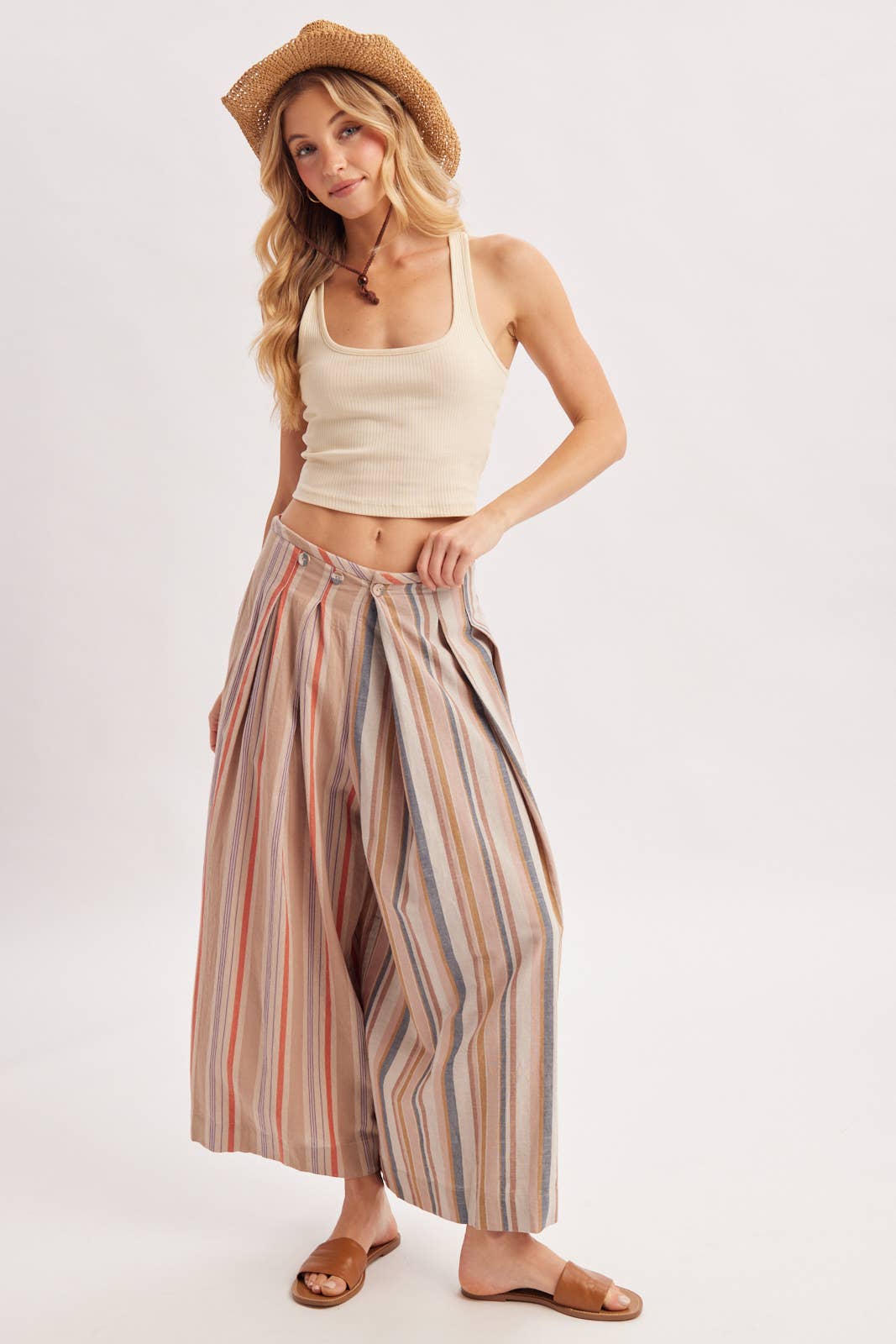 Kai Striped Culotte