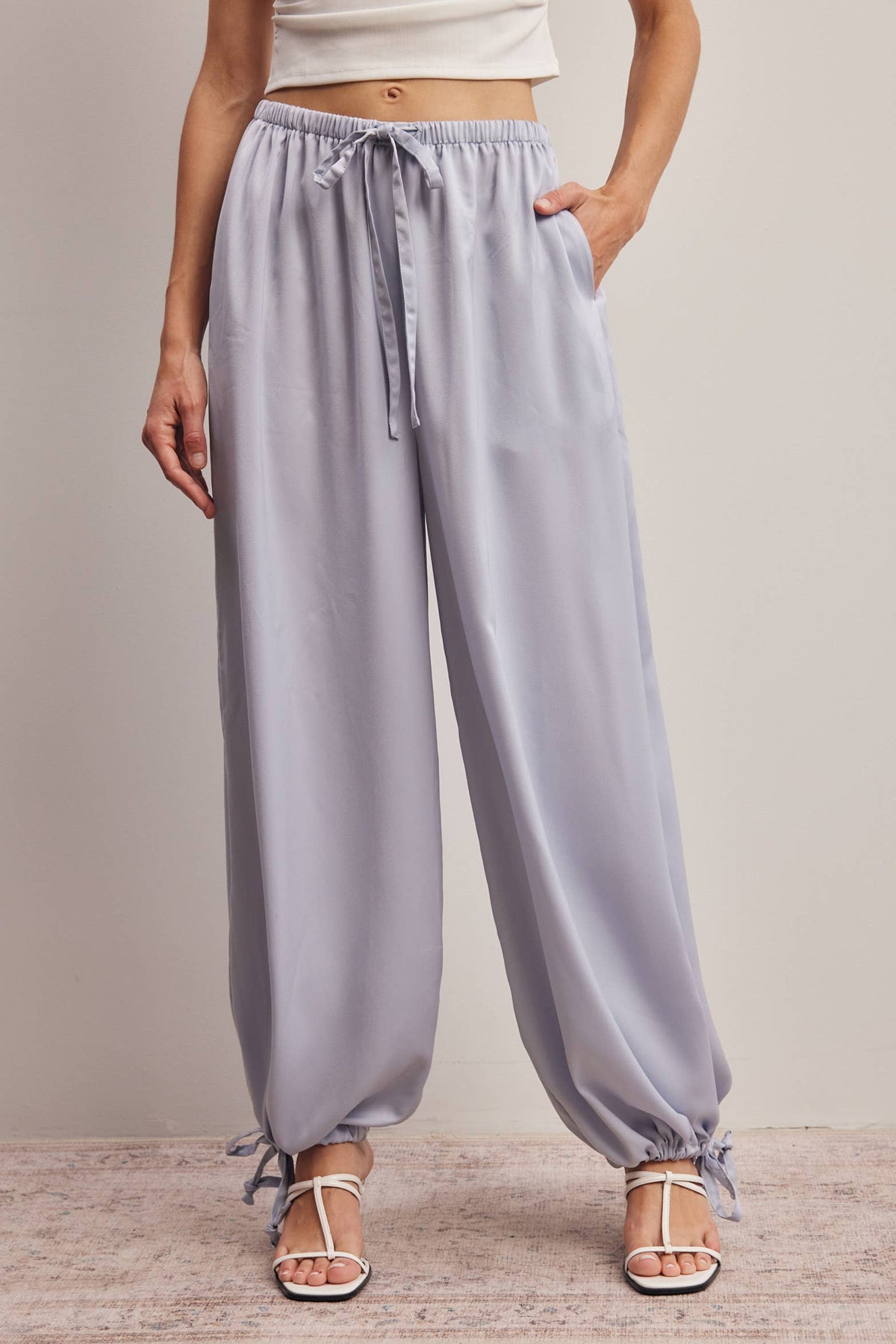Claudia Tie Hem Pants