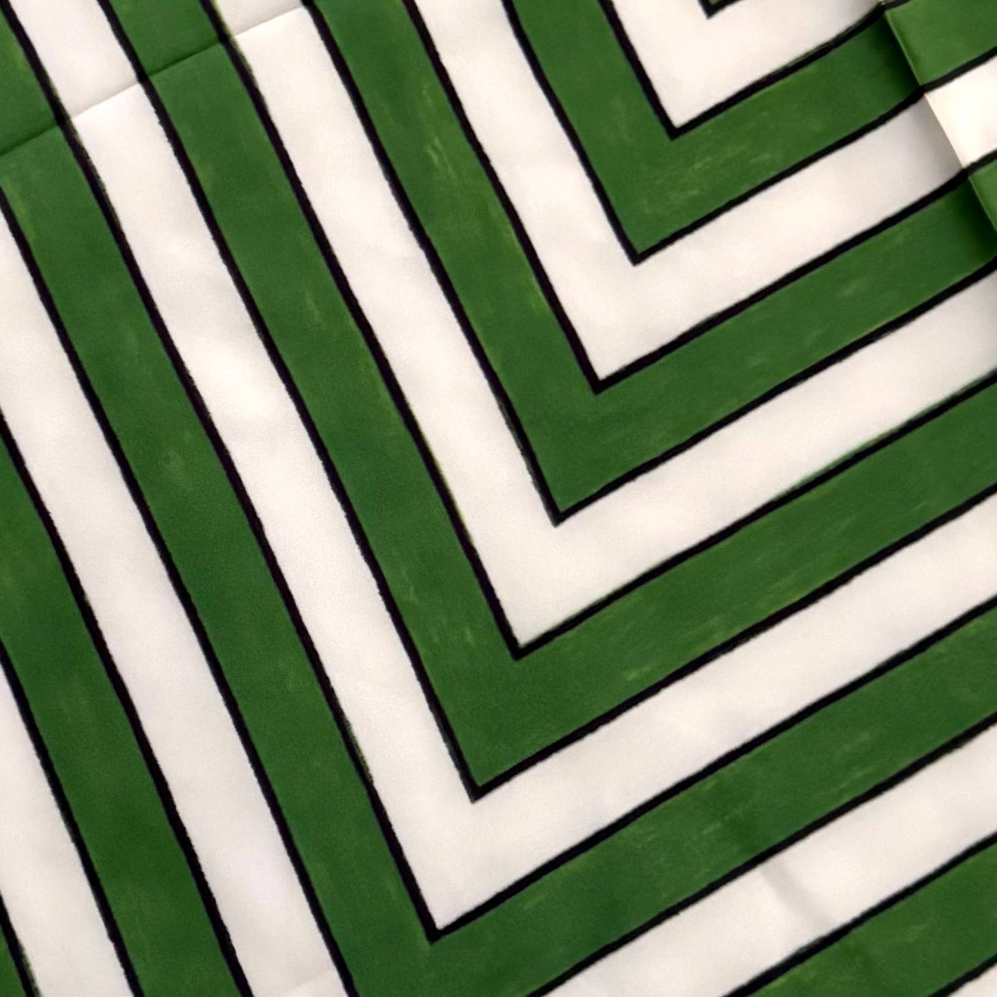 Scarf | Green Stripes