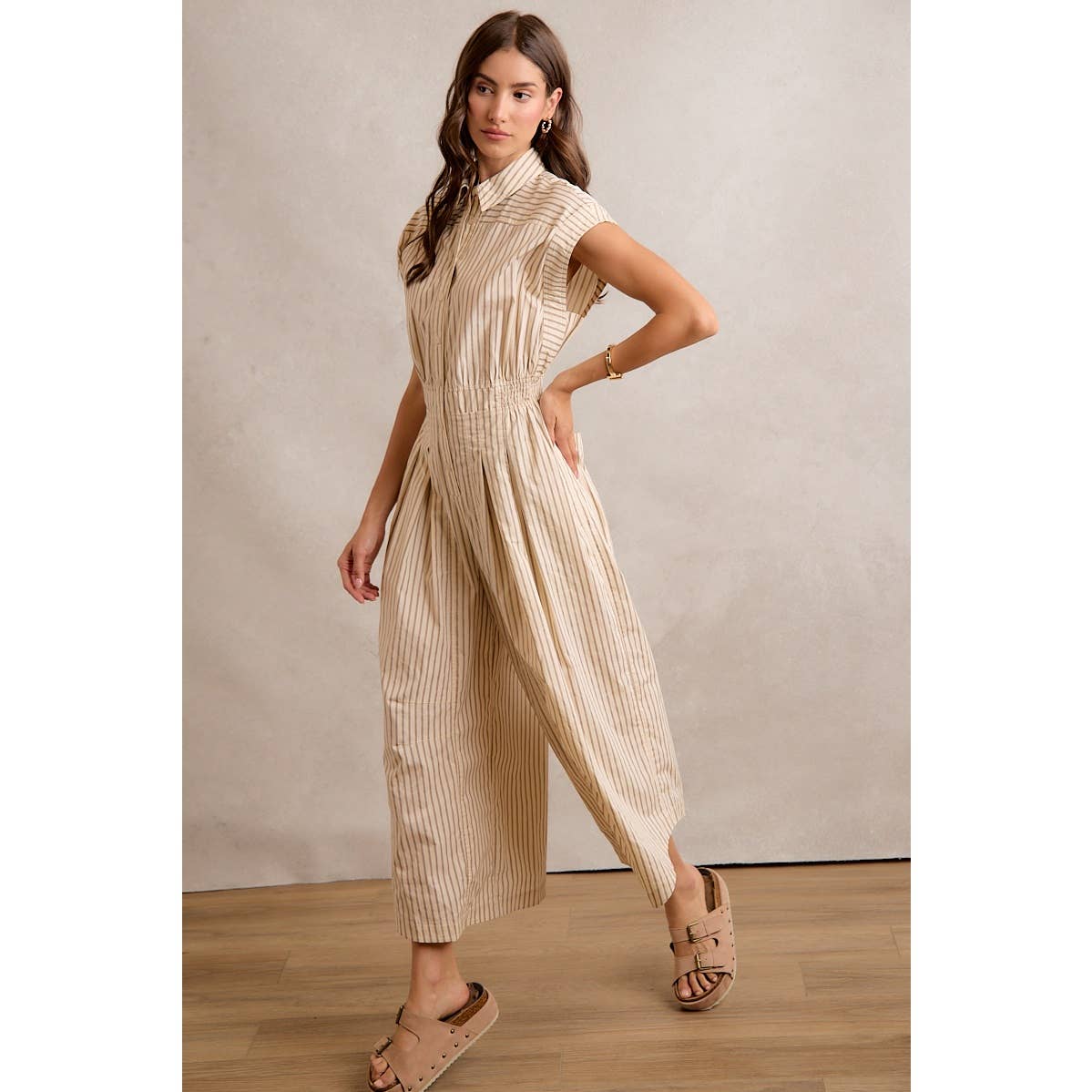 Helga Stripe Jumpsuit