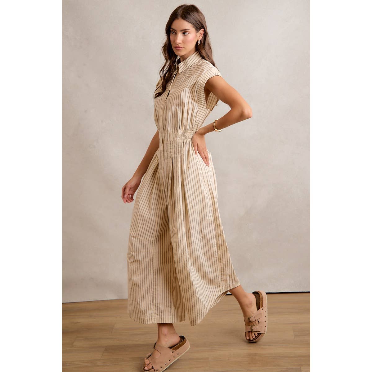 Helga Stripe Jumpsuit
