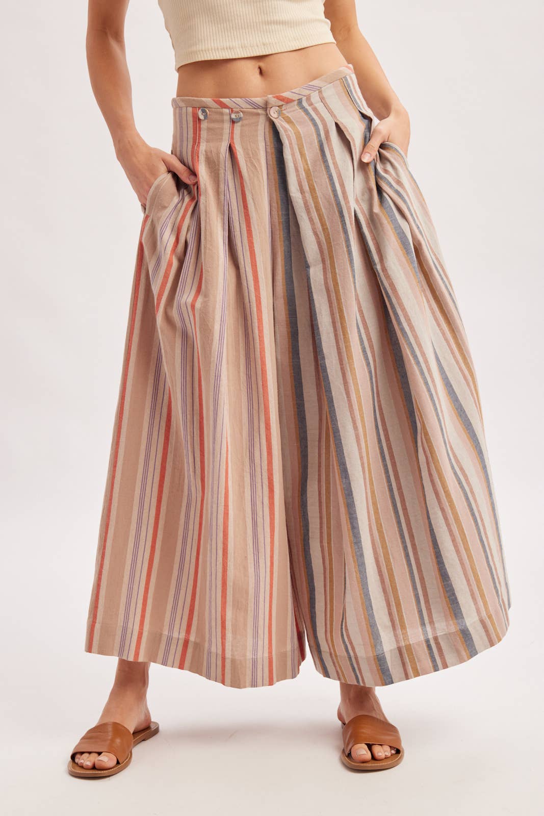 Kai Striped Culotte