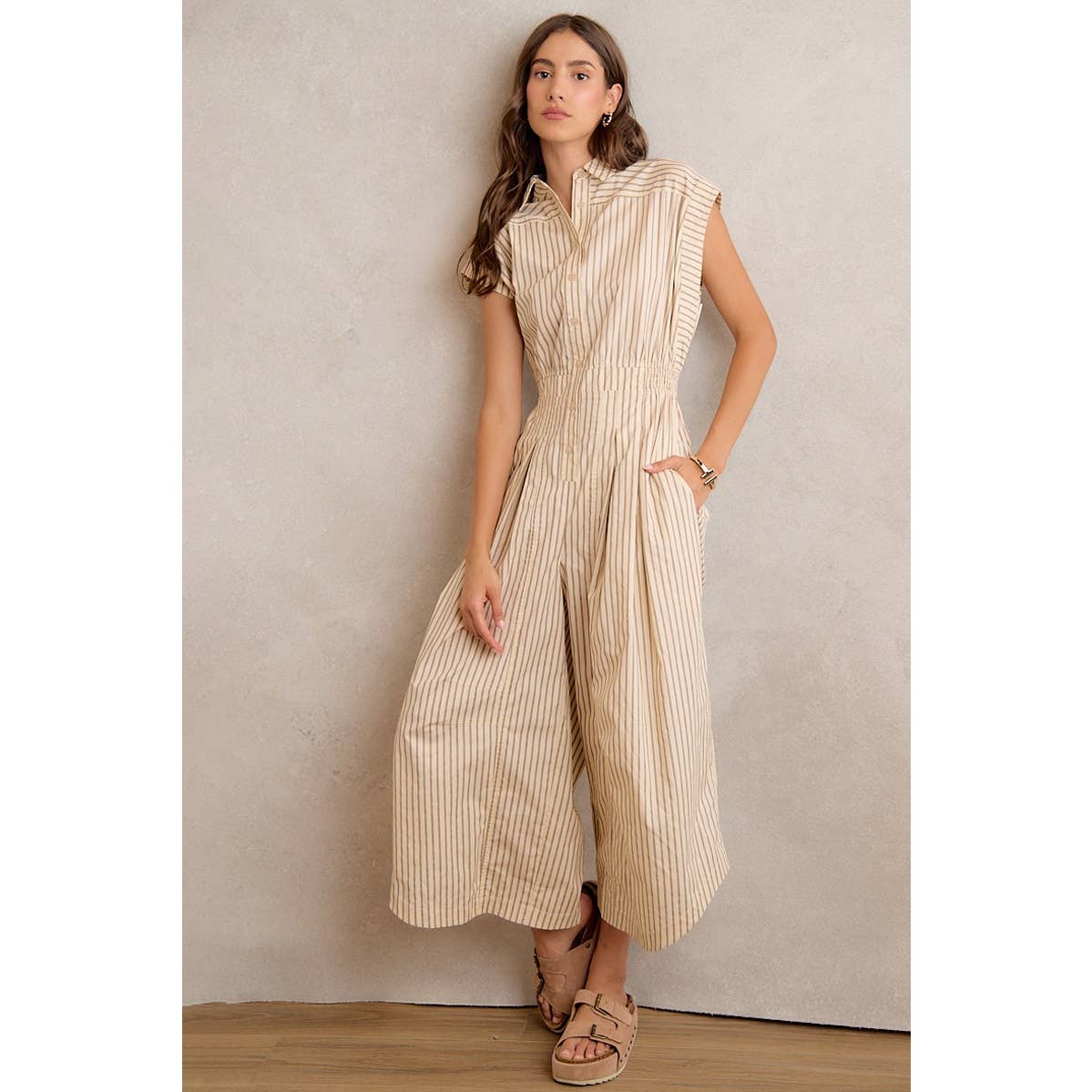 Helga Stripe Jumpsuit