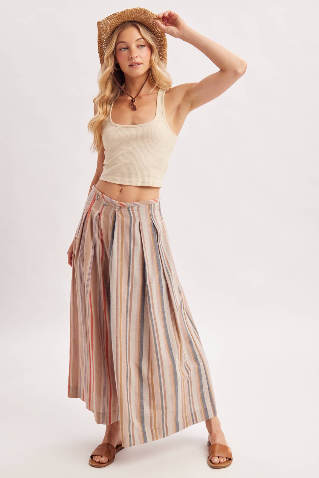 Kai Striped Culotte