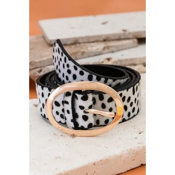 Oval Buckle Belt