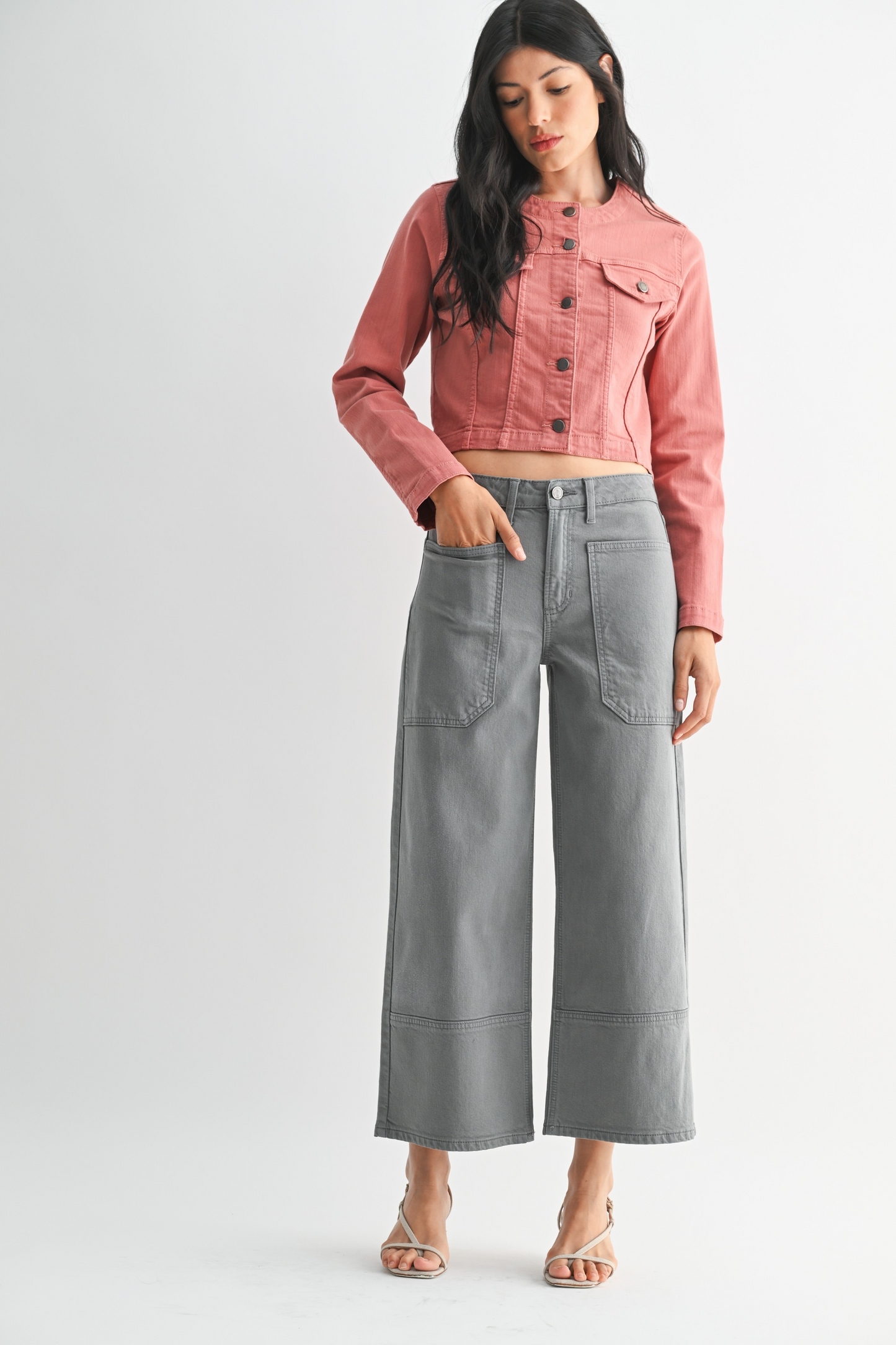 JBD High Rise Gray Jeans
