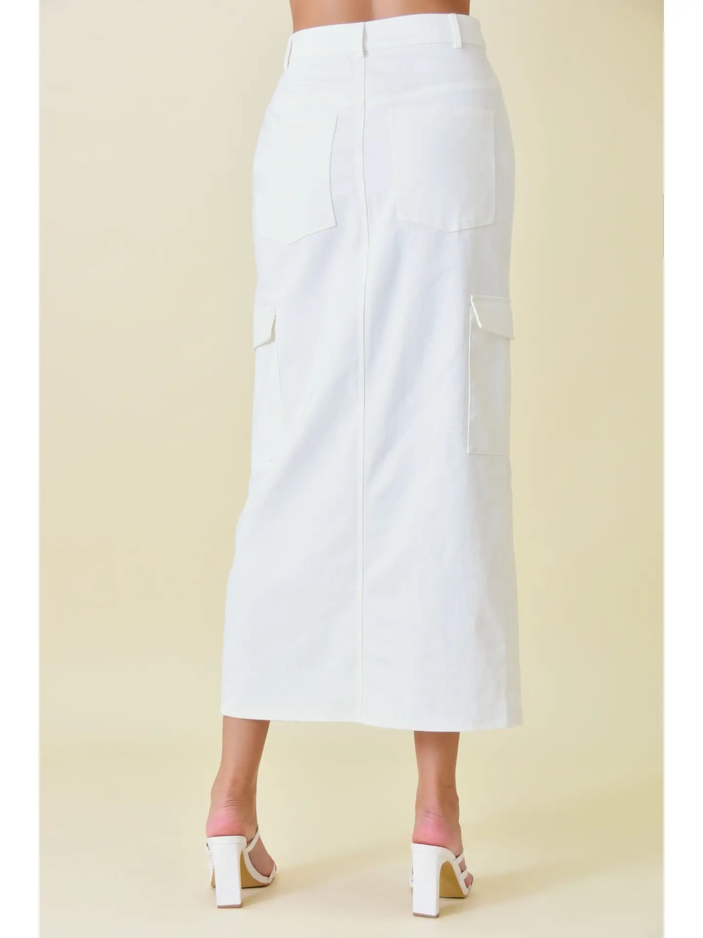 Shore Thing Cargo Midi Skirt