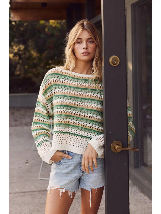 Sawyer Crochet Sweater