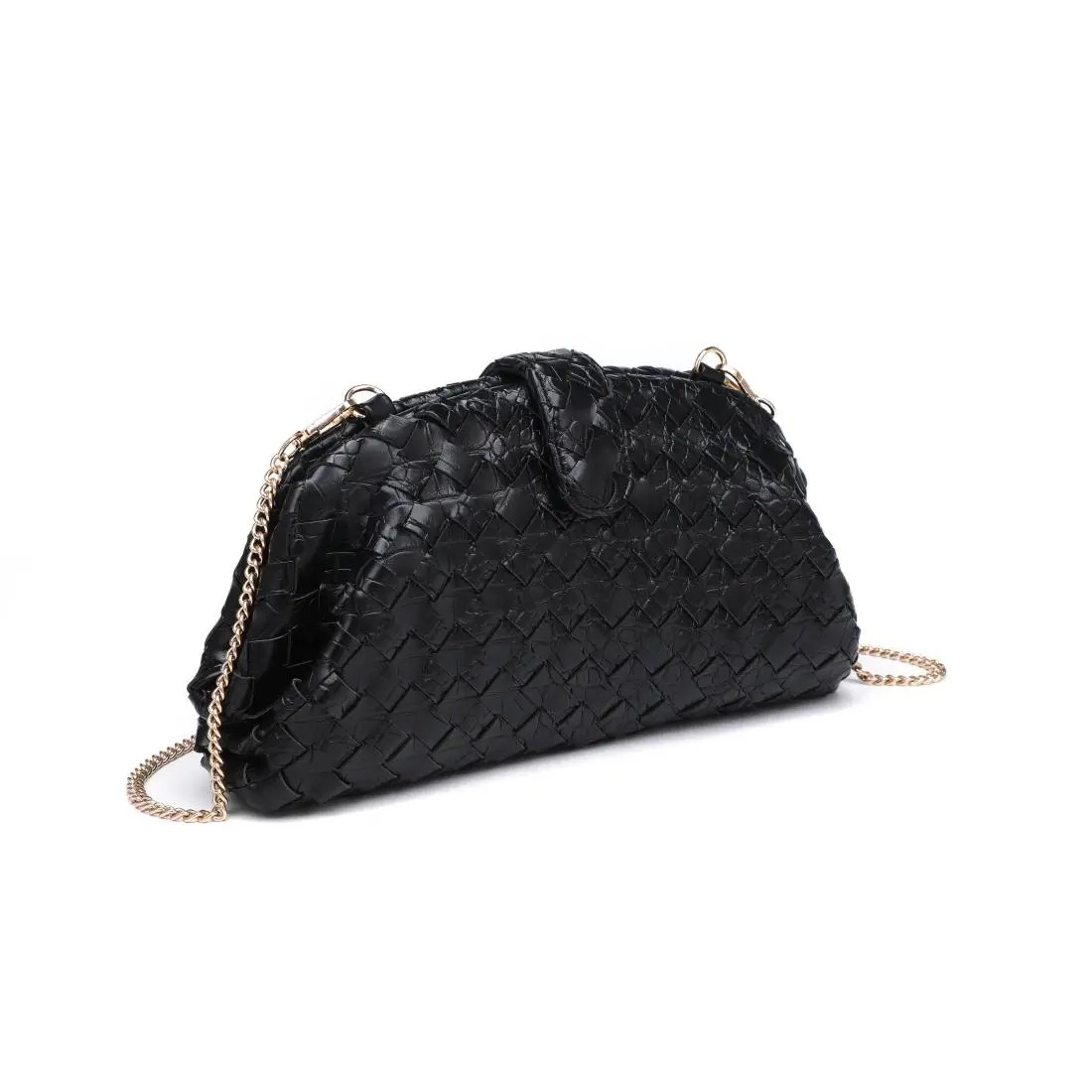 Bibi Woven Crossbody Clutch