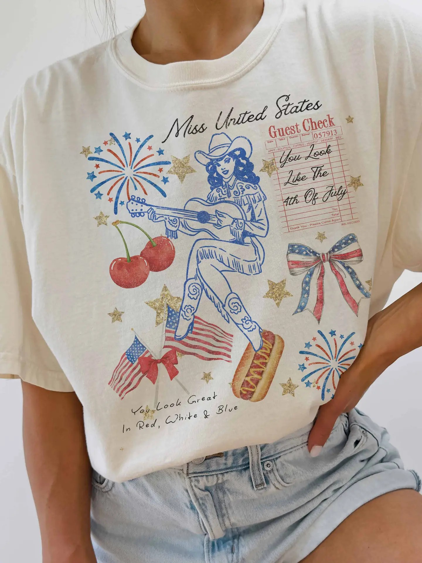 Miss United States Oversized Tee