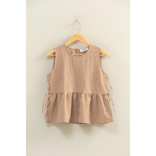 Melia Gingham Top