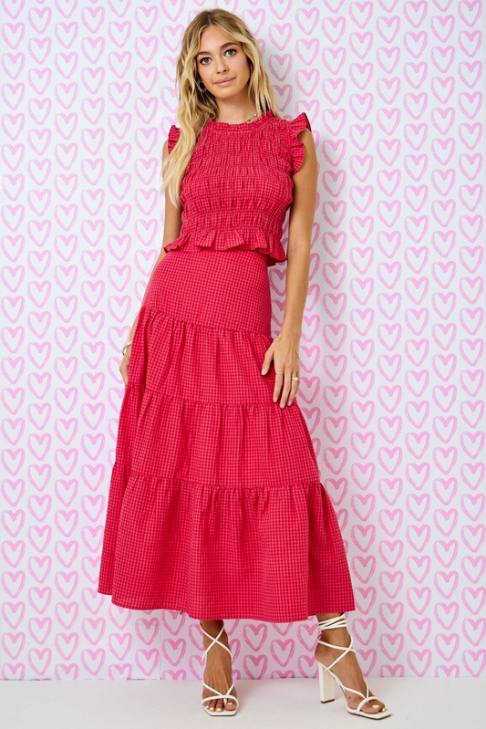 Marisol Gingham Skirt
