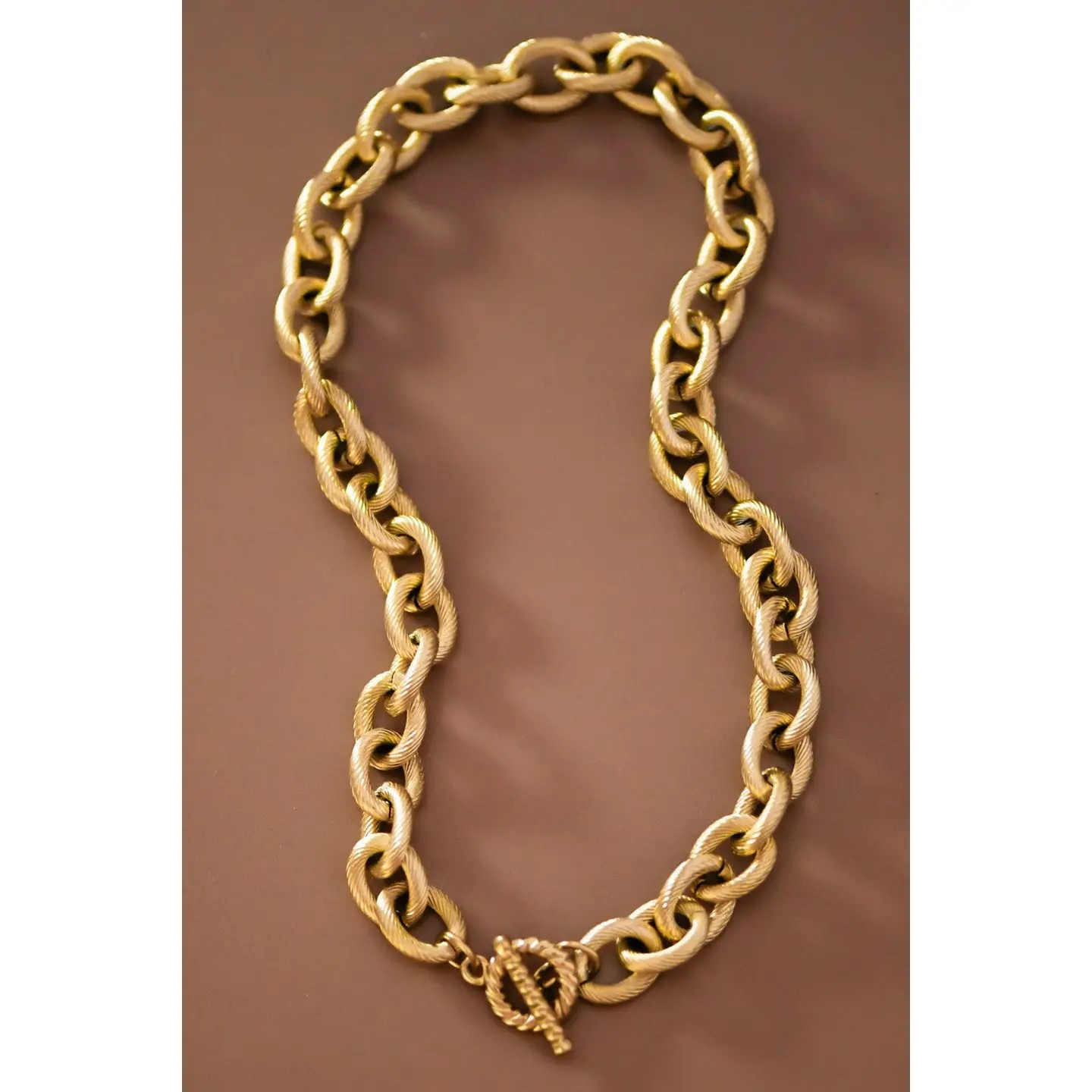 Chunky Gold Chain Necklace