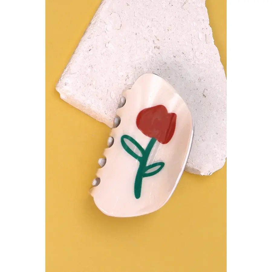 Floral Painted Clips