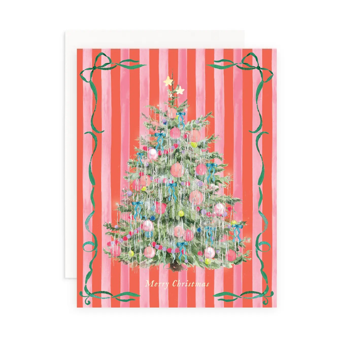Merry Christmas Tinsel Card