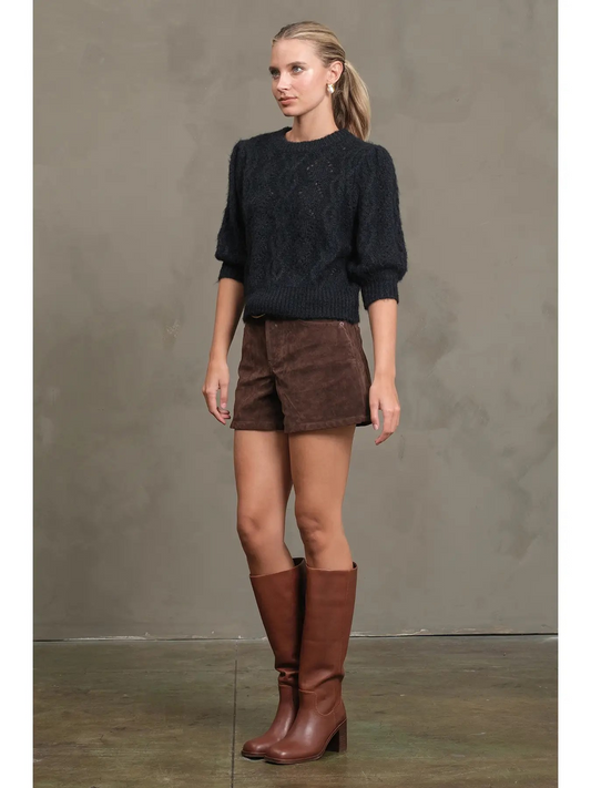 Greer Pointelle Sweater
