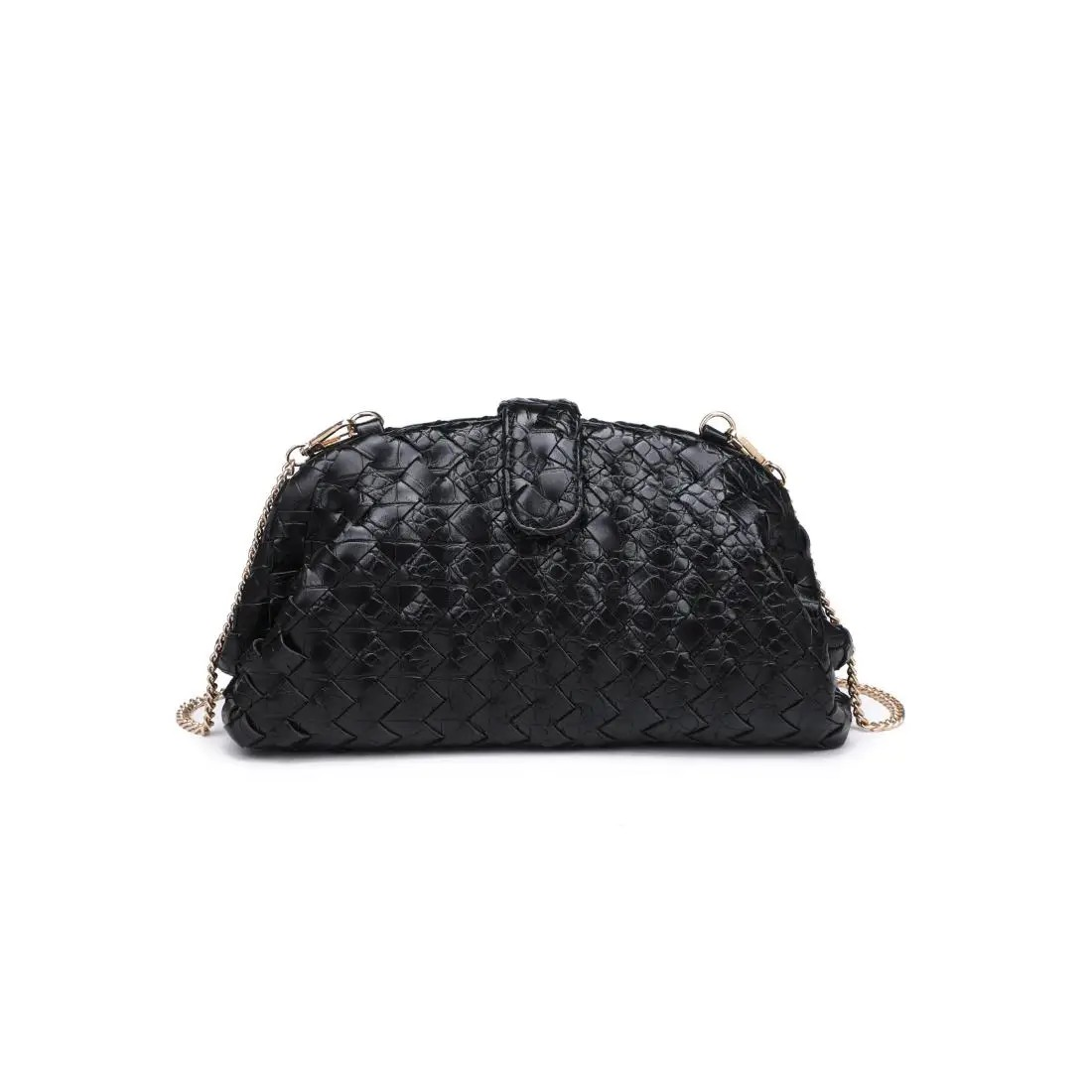 Bibi Woven Crossbody Clutch