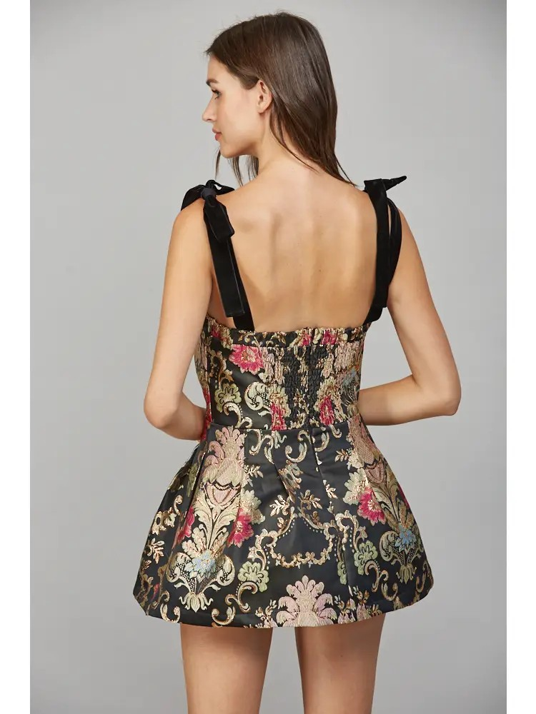 Kensington Floral Jacquard Dress