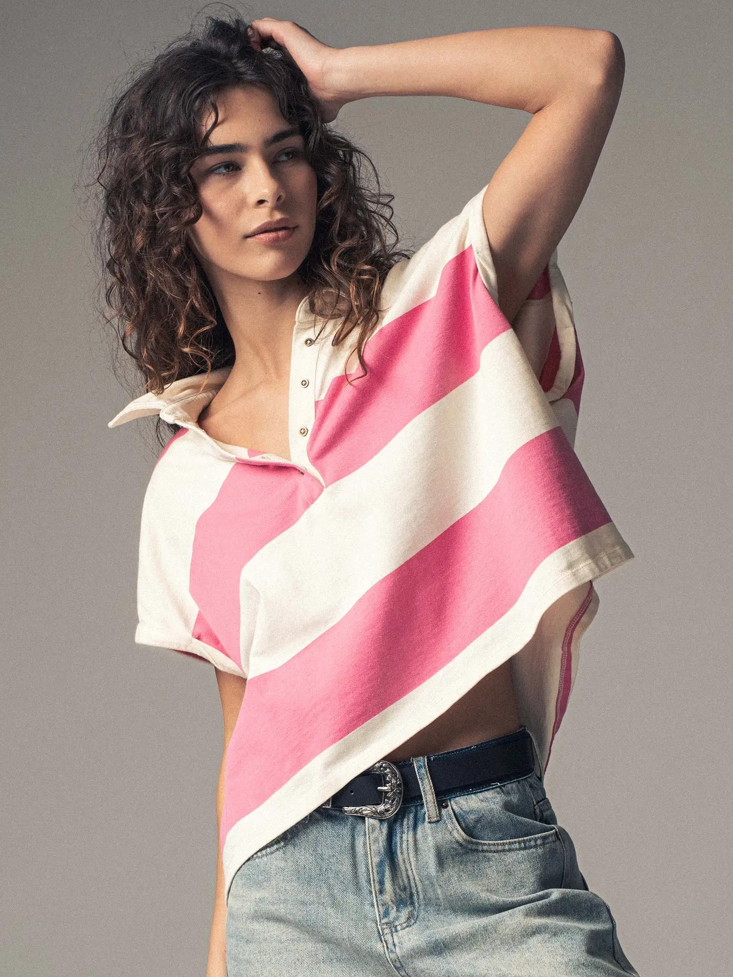 Boston Bold Stripe Polo